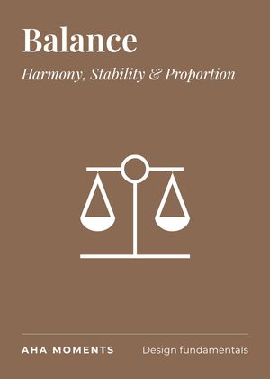 The Balance card: Harmony, Stability & Proportion