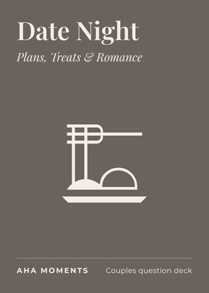 The Date Night card: Plans, Treats & Romance