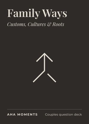 The Family Ways card: Customs, Cultures & Roots