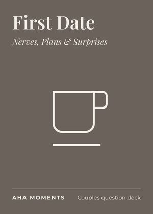 The First Date card: Nerves, Plans & Surprises