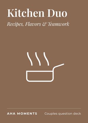 The Kitchen Duo card: Recipes, Flavors & Teamwork