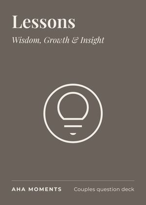 The Lessons card: Wisdom, Growth & Insight