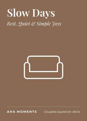 The Slow Days card: Rest, Quiet & Simple Joys