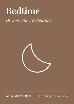 The Bedtime card: Dreams, Stars & Routines