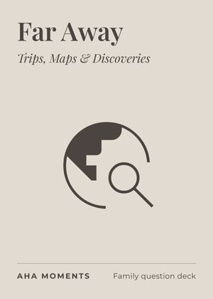 The Far Away card: Trips, Maps & Discoveries
