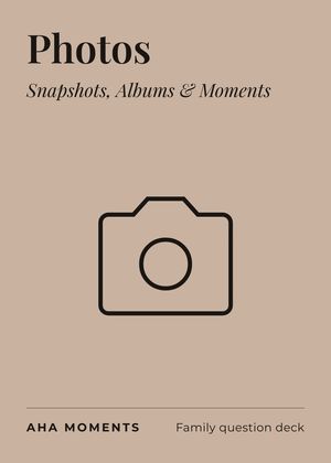 The Photos card: Snapshots, Albums & Moments