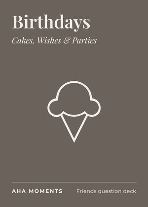 The Birthdays card: Cakes, Wishes & Parties