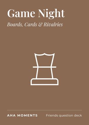 The Game Night card: Boards, Cards & Rivalries