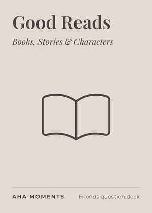 The Good Reads card: Books, Stories & Characters