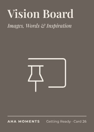 The Vision Board card: Images, Words & Inspiration