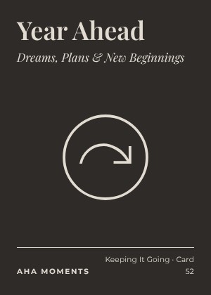 The Year Ahead card: Dreams, Plans & New Beginnings