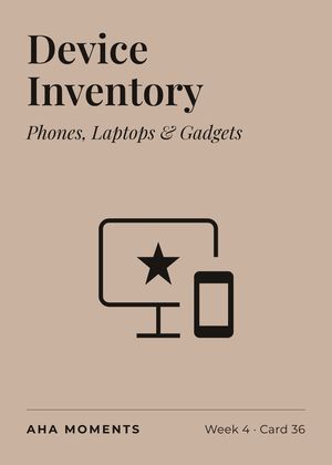 The Device Inventory card: Phones, Laptops & Gadgets