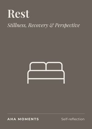 The Rest card: Stillness, Recovery & Perspective