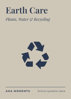 The Earth Care card: Plants, Water & Recycling