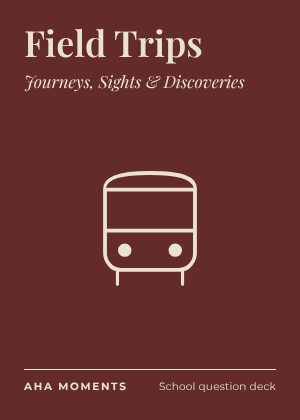 The Field Trips card: Journeys, Sights & Discoveries