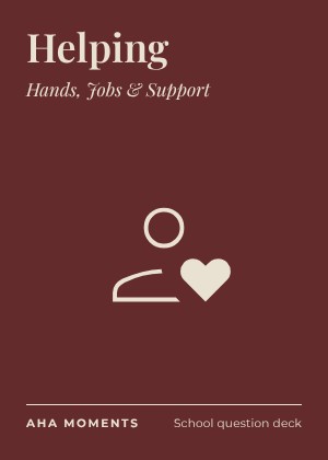 The Helping card: Hands, Jobs & Support