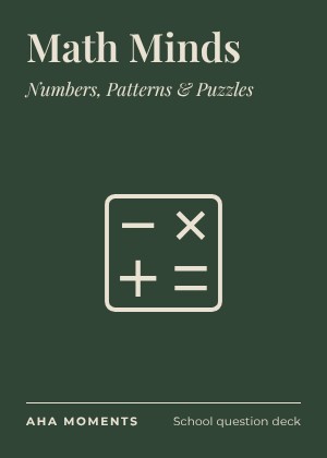 The Math Minds card: Numbers, Patterns & Puzzles