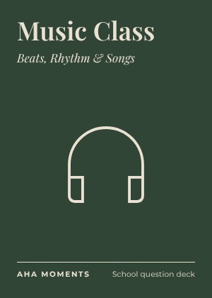 The Music Class card: Beats, Rhythm & Songs