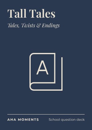 The Tall Tales card: Tales, Twists & Endings