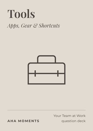 The Tools card: Apps, Gear & Shortcuts