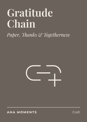 The Gratitude Chain card: Paper, Thanks & Togetherness