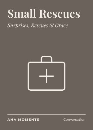 The Small Rescues card: Surprises, Rescues & Grace