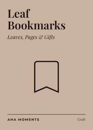 The Leaf Bookmarks card: Leaves, Pages & Gifts