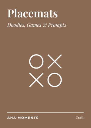The Placemats card: Doodles, Games & Prompts