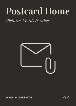 The Postcard Home card: Pictures, Words & Miles