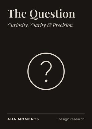 The The Question card: Curiosity, Clarity & Precision