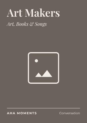 The Art Makers card: Art, Books & Songs
