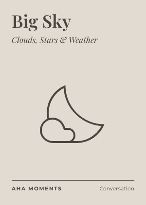 The Big Sky card: Clouds, Stars & Weather