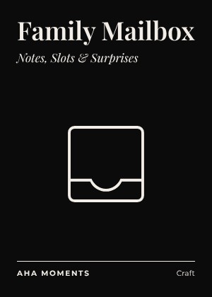 The Family Mailbox card: Notes, Slots & Surprises