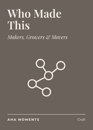 The Who Made This card: Makers, Growers & Movers
