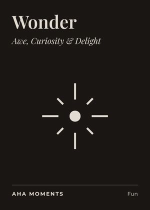 The Wonder card: Awe, Curiosity & Delight