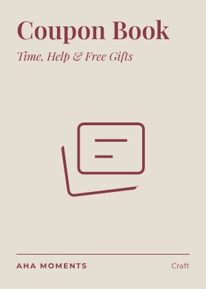 The Coupon Book card: Time, Help & Free Gifts