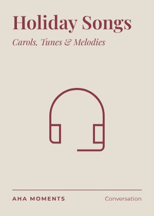 The Holiday Songs card: Carols, Tunes & Melodies