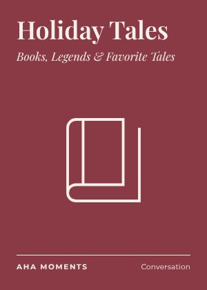 The Holiday Tales card: Books, Legends & Favorite Tales