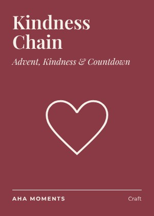 The Kindness Chain card: Advent, Kindness & Countdown