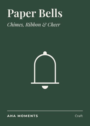 The Paper Bells card: Chimes, Ribbon & Cheer