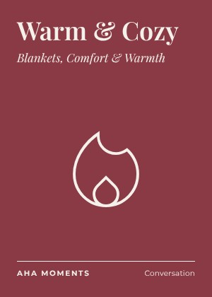The Warm & Cozy card: Blankets, Comfort & Warmth
