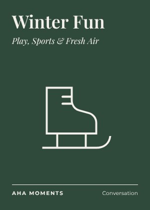 The Winter Fun card: Play, Sports & Fresh Air